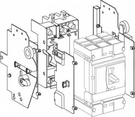 Systeme Electric Комплект выкатного исполнения 3P (400-630)