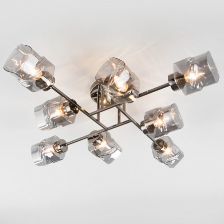 Потолочная люстра 30165/8 черный жемчуг Eurosvet Hilari