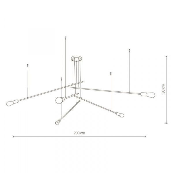 Подвесная люстра Nowodvorski Pile 9127