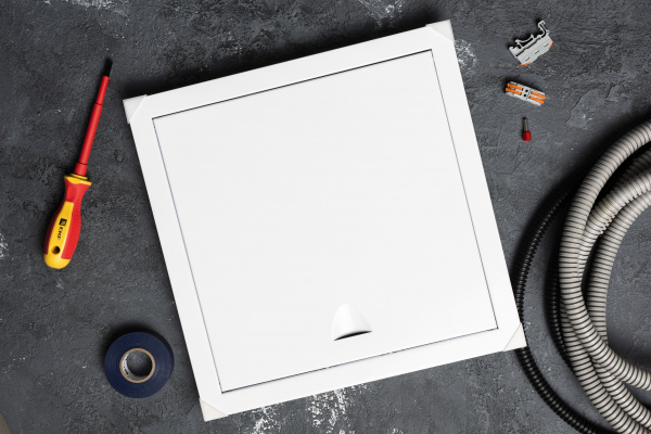 EKF Basic Люк ревизионный металл 300х300 (ШхВ внутр.)