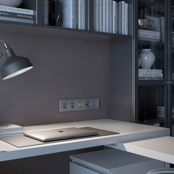 Акустическая розетка (Hammaer серебряный) W1285006 Акустическая розетка (Hammaer серебряный) W1285006