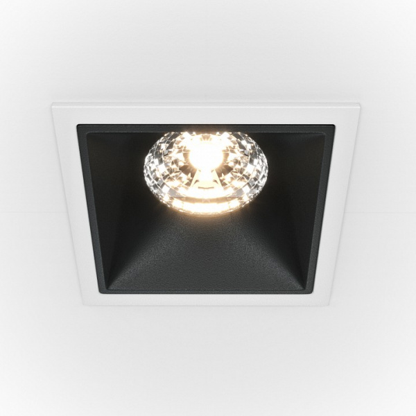Встраиваемый светильник Downlight DL043-01-15W4K-D-SQ-WB Maytoni Alfa