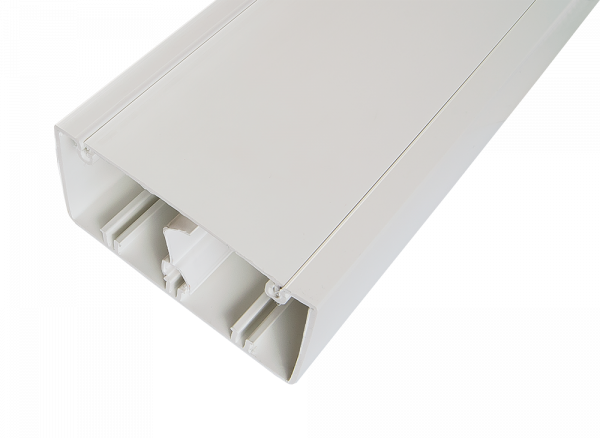 SPL Кабель-канал 100x50 мм 2 метра с крышкой белый (638081 - SPL - 100001S)