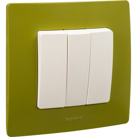 Legrand Etika Зеленый Папоротник Рамка 1-ая