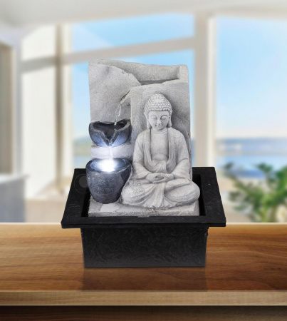 Фонтан декоративный Globo Albert Светящийся Будда 93019