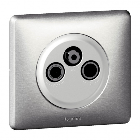 Legrand Celiane Мех TV-FM-SAT розетка единственная 2 мод