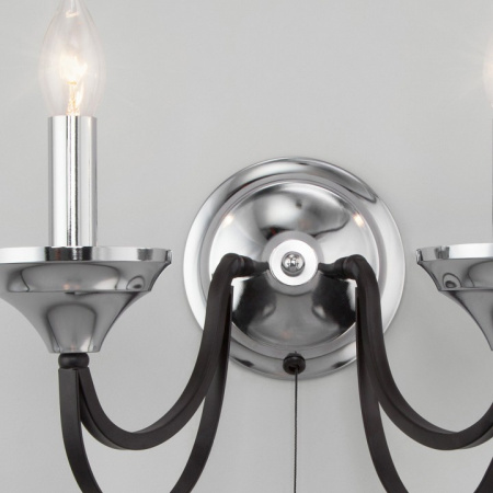 Бра в стиле лофт 60098/2 хром Eurosvet Lazzaro