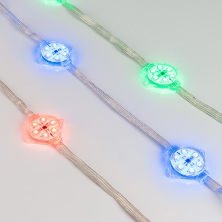 Arlight Модуль управляемый VISOR-SPI-5060-6-24V RGB 120deg (D40x12mm, 1.5W, IP68) (Герметичный)