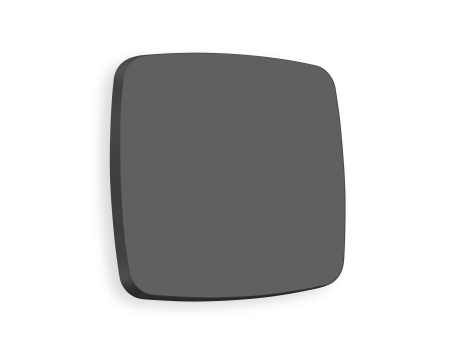 Лицевая панель OMEGA (Графит Мягкое касание) для 1-клавишных выключателей QUANT OP9010
