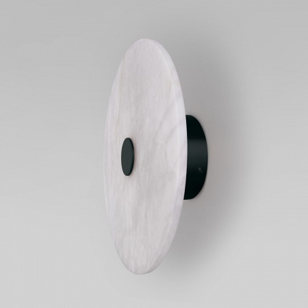 Светодиодный светильник с мраморным рассеивателем 40341 LED черный Eurosvet Thasos