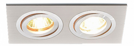 Точечный светильник с белой шлифованной поверхностью 1051/2 WH белый Elektrostandard Mesku a035244