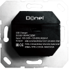 Donel USB зарядное устройство, 3.1A тип A:max 18W, тип С:max 32W, черный, серия DUSB, DUSB3100ANCF