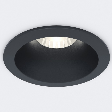 Встраиваемый точечный светодиодный светильник 15266/LED 7W 4200K черный Elektrostandard 15266/LED a055719