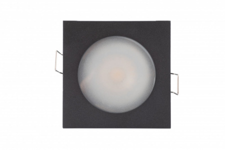 DK3015-BK Встраиваемый светильник влагозащ., IP 44, 50 Вт, GU10, черный, алюминий