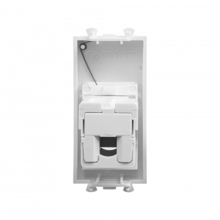 DKC Avanti Белое облако Розетка телефонная RJ-12 1 модуль