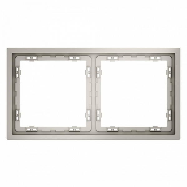 Рамка пластиковая VOLTUM S70 на 2 поста, (кашемир)
