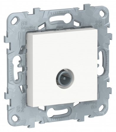 SE Unica New Бел Розетка TV, одиночная