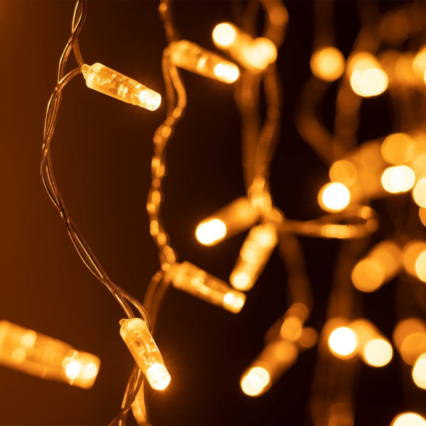 Arlight Светодиодная гирлянда ARD-EDGE-CLASSIC-2400x600-CLEAR-88LED-STD Yellow (230V, 6W) (Ardecoled, IP65)