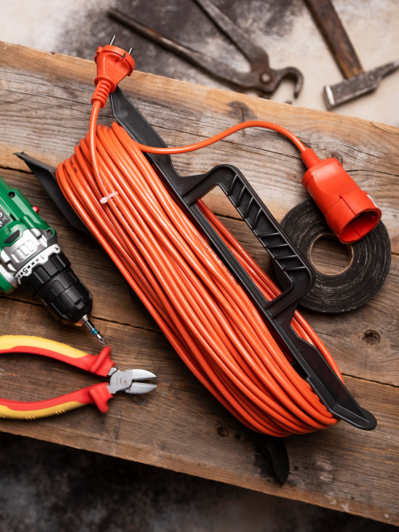 EKF PROxima Удлинитель на рамке "Зевс 2.0" 40м без заземления ПВС 2*0,75 10А/2,3кВт