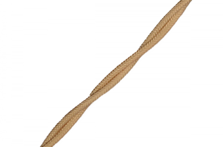 BIRONI Песочное золото матовый Витой провод 2*2,5 50м