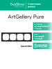Systeme Electric ArtGallery Pure Матовое органическое стекло Черный Рамка 4-ая