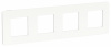 SE Unica Studio Белая/Белая Рамка 4-ная