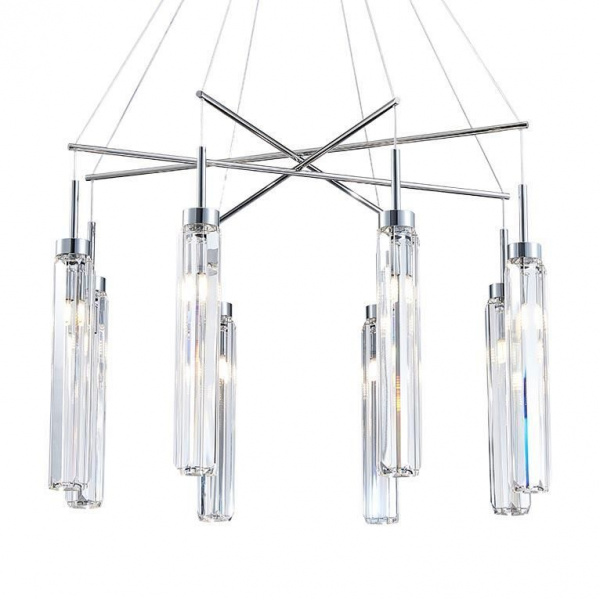 Подвесная люстра Newport 4524+4/S chrome М0066076 Подвесная люстра Newport 4524+4/S chrome М0066076