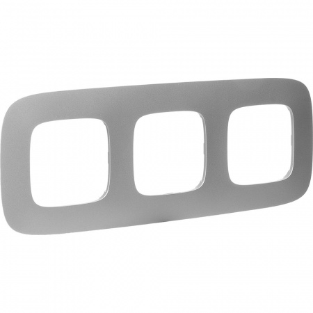 Legrand Valena ALLURE Алюминий Рамка 3-ая