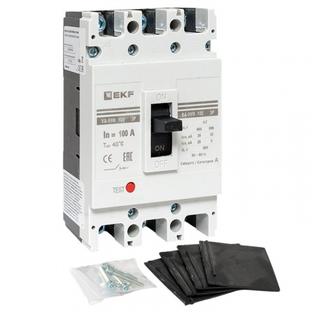 EKF PROxima Автоматический выключатель ВА-99М 100/100А 3P 35кА