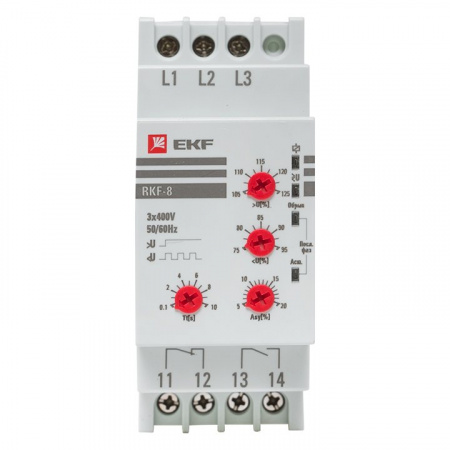 EKF PROxima Реле контроля фаз многофункциональное RKF-8