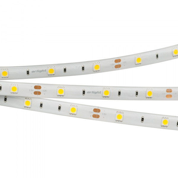 Светодиодная влагозащищенная лента Arlight 7,2W/m 30LED/m 5060SMD холодный белый 5M RTW-SE-B30-10mm 12V White6000 014693(2)