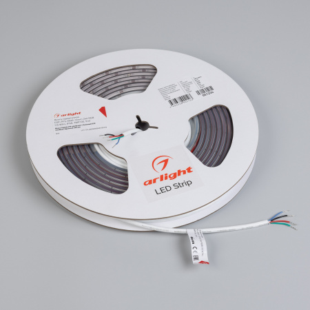 Arlight Лента герметичная CSP-PFS-X540-12mm 24V RGB (15 W/m, IP68, TWP100, 5m) (-)