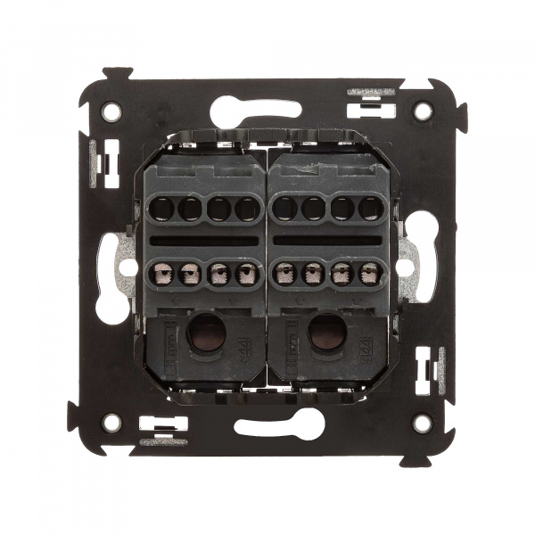 DKC Avanti Черный матовый Инвертор двухклавишный