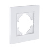 Рамка 1-постовая, белый Kollinger Eleganz Plex EP1WH