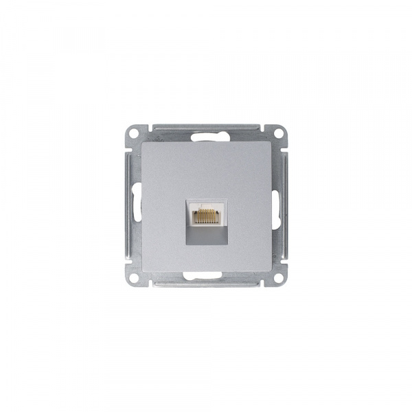 SE AtlasDesign Алюминий Розетка компьютерная RJ45, механизм