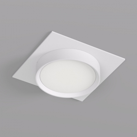 DK2091-WH Встраиваемый светильник FLAT, IP 20, до 15 Вт, GX53, LED, белый, алюминий