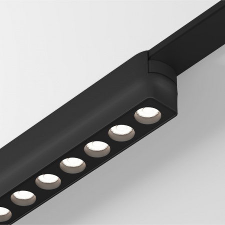 DK5365-BK Светильник для трека Air, серия Grill 2700-6500 со светодиодом, L230*W26*H36мм, 48V DC, 12W, RA?90, 36°, 2700-6500K, IP20, черный, алюминий