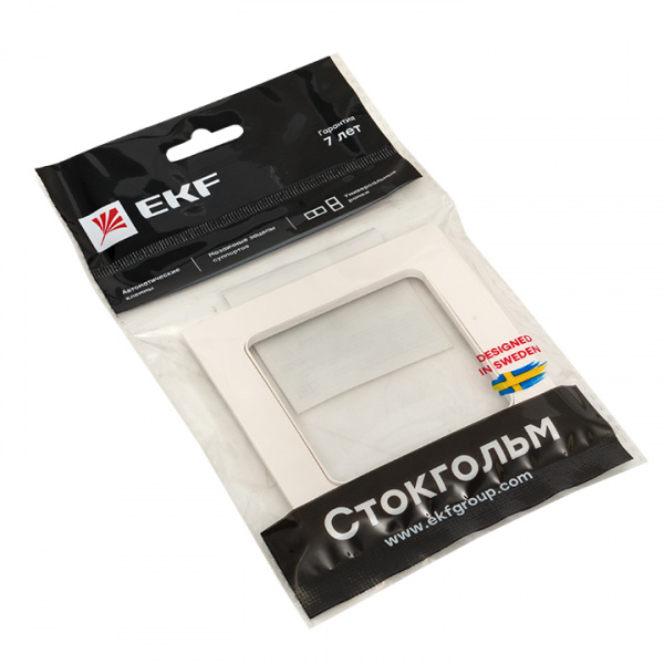 EKF PROxima Стокгольм Белый Рамка 1-ая