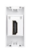 Donel Розетка HDMI, 1мод., бел. (22.5х45мм), DECF29W