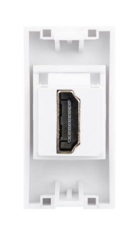 Donel Розетка HDMI, 1мод., бел. (22.5х45мм), DECF29W