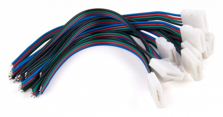 Коннектор для светодиодной ленты RGB 10 см (10 шт.) a039790 Elektrostandard Аксессуары для светодиодных лент 12/24V a039790