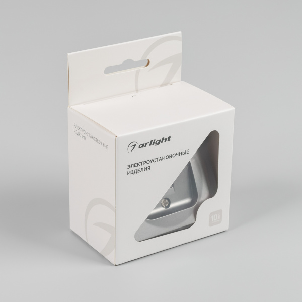 Arlight Механизм компьютерной розетки SCT-MPC1-PL-GR-V (RJ-45, CAT6) (-)