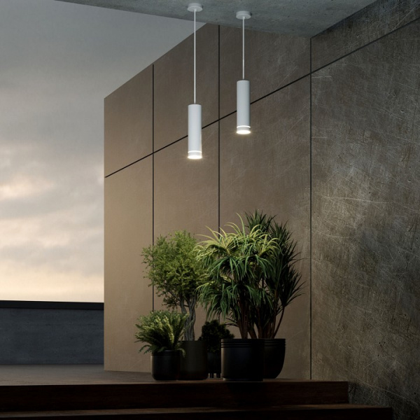 Светильник садово-парковый со светодиодами DLR023 IP54 35084/H белый Elektrostandard DLR023 a061363