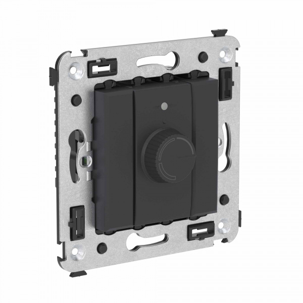 DKC Avanti Черный матовый Диммер поворотный