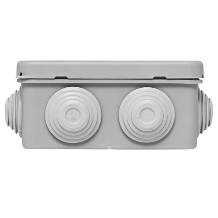 EKF PROxima Коробка распаячная КМР-030-031 с крышкой наружная (80х80х50) 7 мембранных вводов IP54 розничный стикер