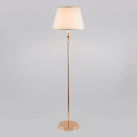 Классический торшер с абажуром 01072/1 золото Eurosvet Sortino