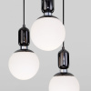 Подвесной светильник со стеклянными плафонами 50151/3 черный жемчуг Eurosvet Bubble