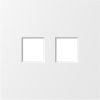 Donel Накладка 2-я для розеток RJ45, TV, SAT, матовый белый, серия S08, DS86933