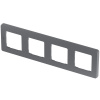 Legrand INSPIRIA Дымчатый Рамка - 4 поста