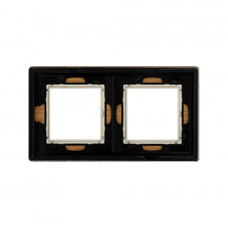 DKC Avanti Беленый дуб Дерево Рамка 4 модуля